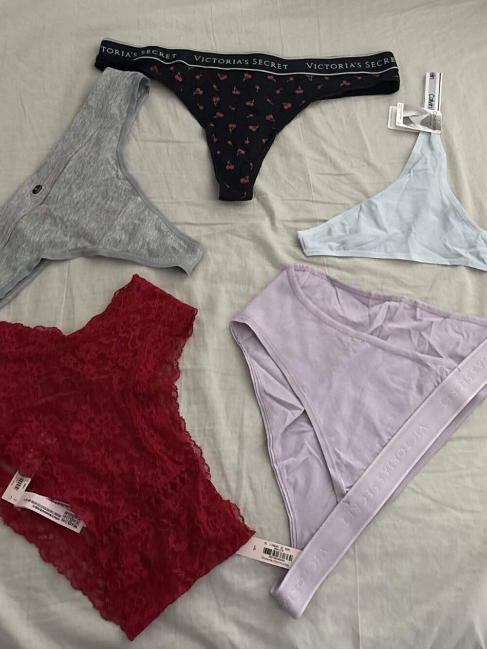 Victoria Secret & Calvin Klein - Assorted Panties Set of 5 - BNWT